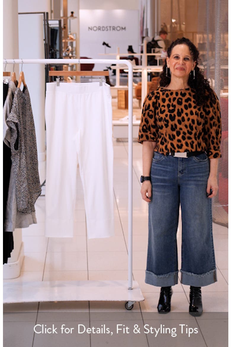 Slit Back Slim Crop Pants video