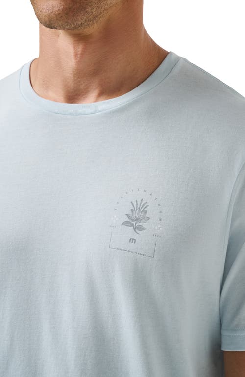 Travismathew Coastal Scenery Cotton Graphic T-shirt In Blue