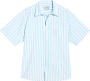 Carhartt Work In Progress Royce Stripe Short Sleeve Button-Up Shirt