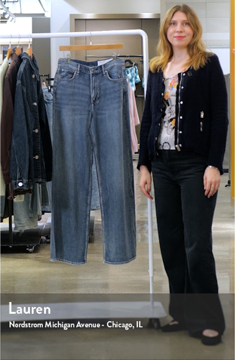 Sofie Featherweight High Waist Wide Leg Jeans, sales video thumbnail