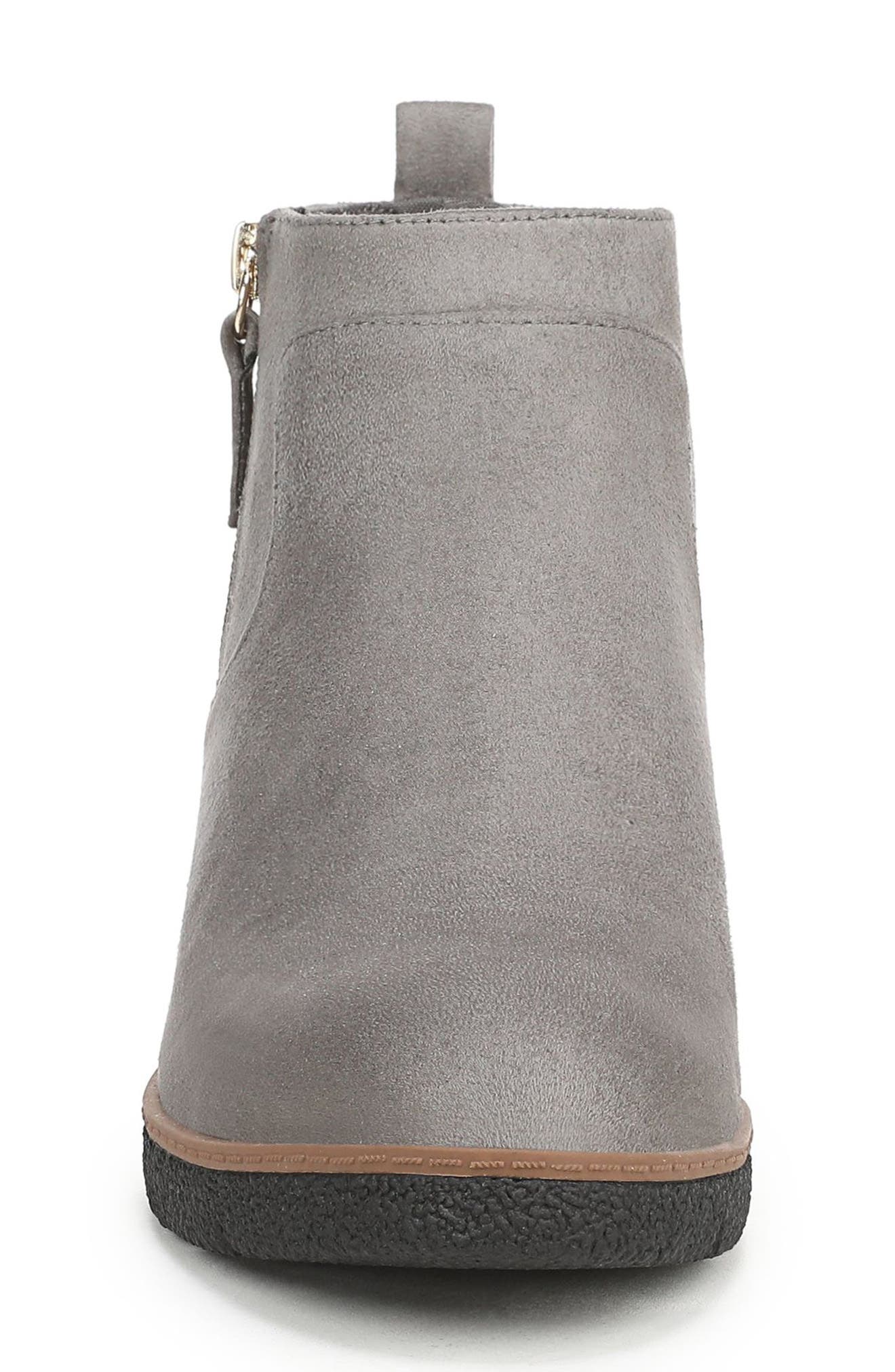 Dr. Scholl's Bianca Wedge Boot, Alternate, color, Calm Grey Microfiber