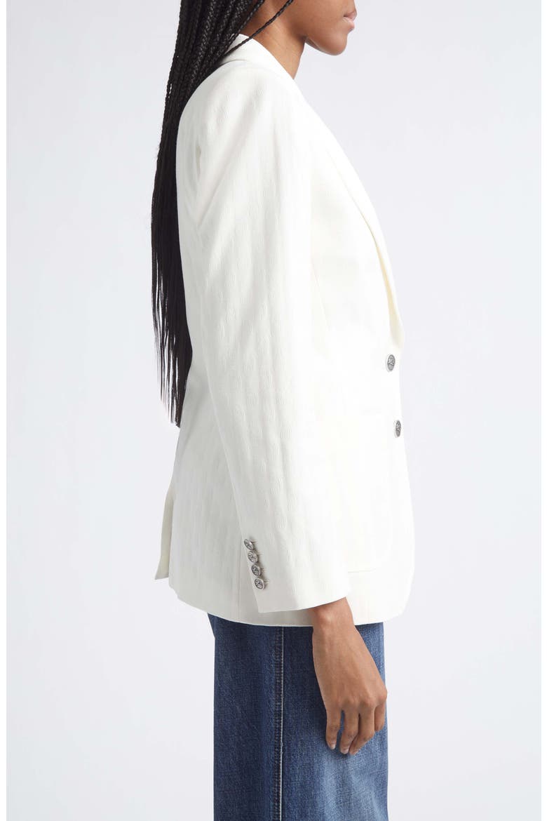 Stretch Cotton Jacket, Alternate, color, BIANCO
