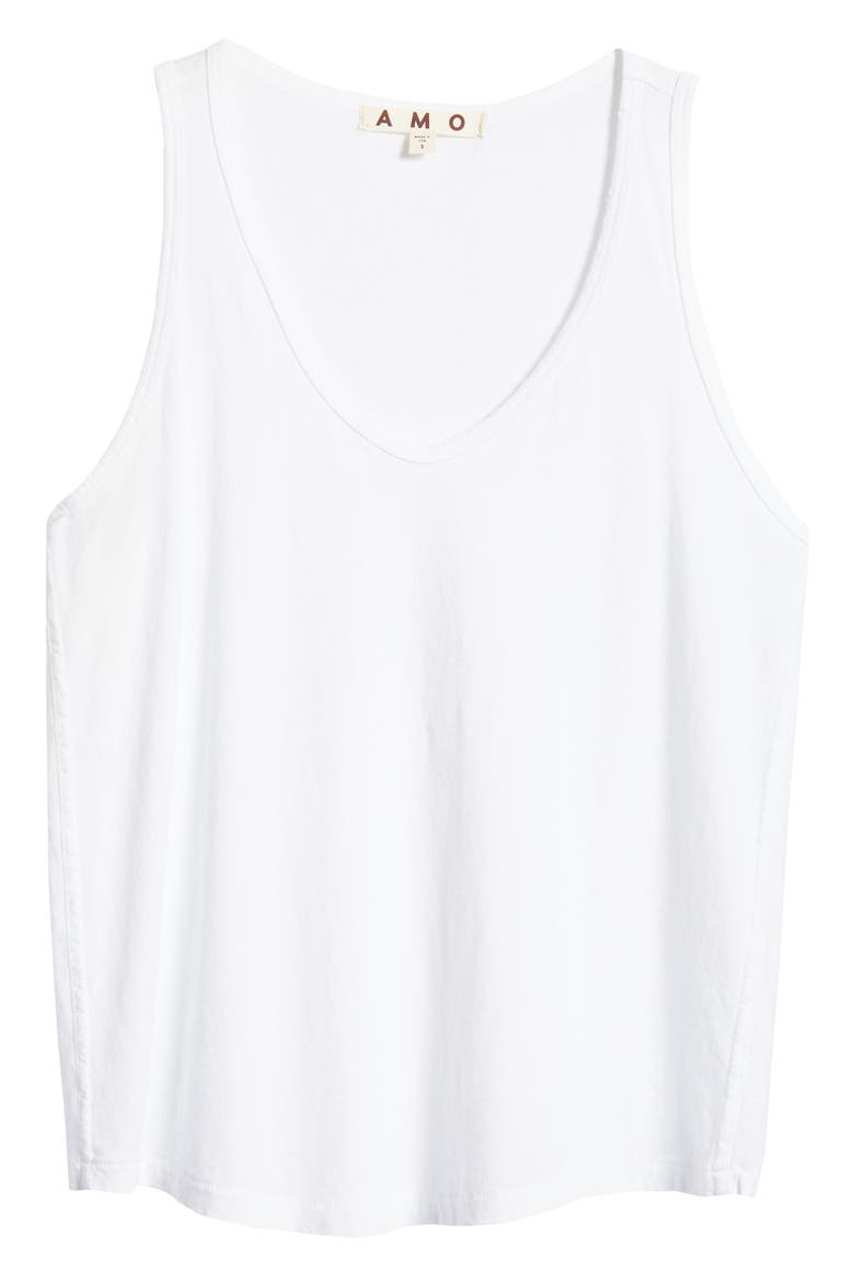 Sunday Tank, Alternate, color, WHITE