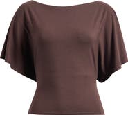 Reformation Avery Boatneck Knit Top