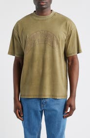 Represent Embellished Stud Logo Cotton Graphic T-Shirt