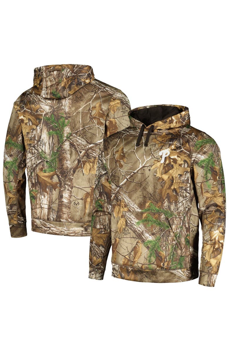 DUNBROOKE Men's Dunbrooke Camo Philadelphia Phillies Champion Realtree Pullover Hoodie, Main, color, Camo
