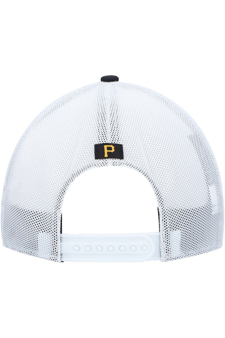 Men's '47 Black/White Pittsburgh Pirates Spring Training Burgess Trucker Adjustable Hat, Alternate, color, Black