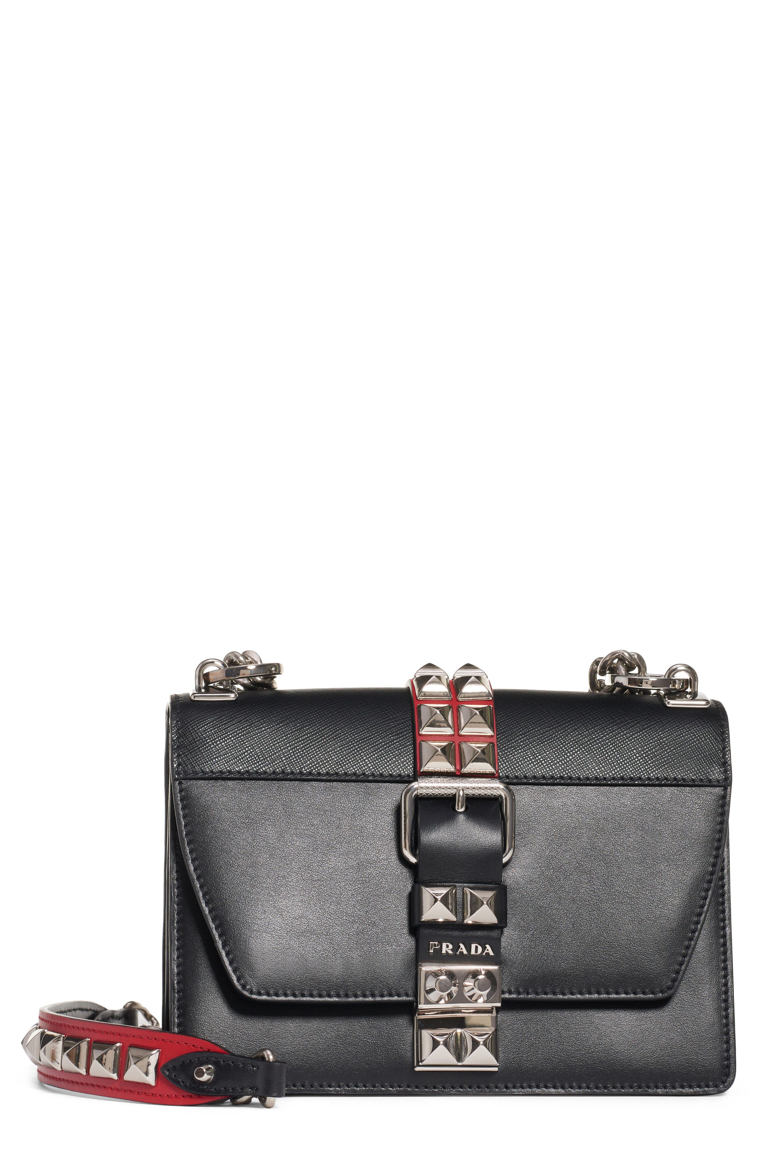 Prada Elektra Shoulder Bag, Main, color, 
