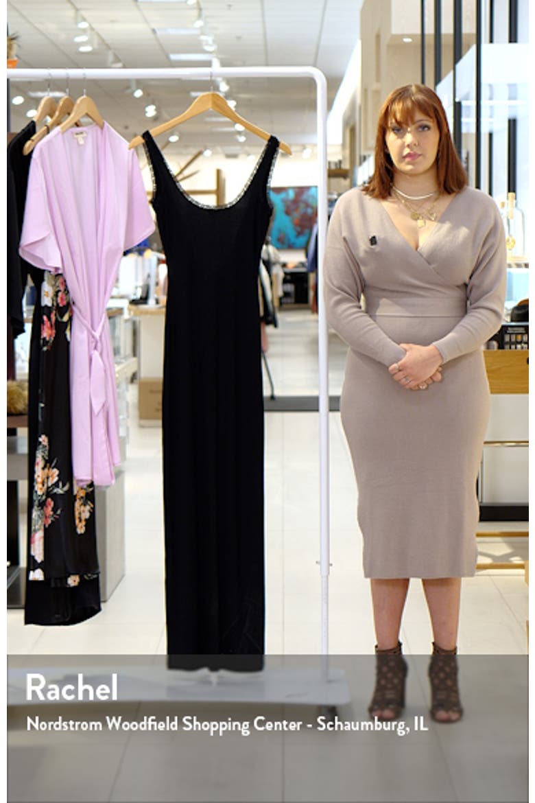 Soft Lounge Lace Scoop Neck Dress video