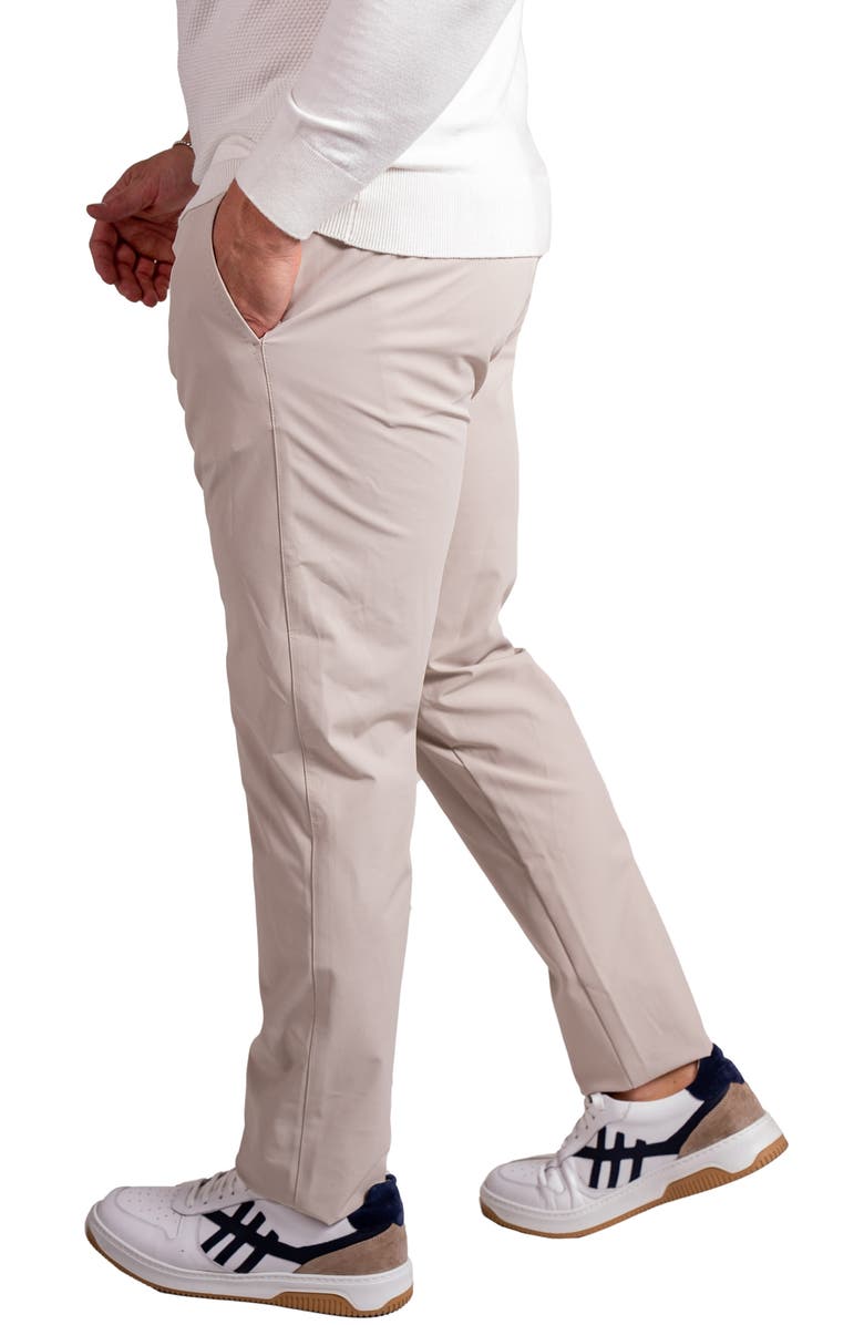 Maceoo Resistancesolid Brown Drawstring Pants, Alternate, color, Brown