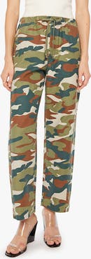 MOTHER The Drawn Half Pipe Cotton Drawstring Pants