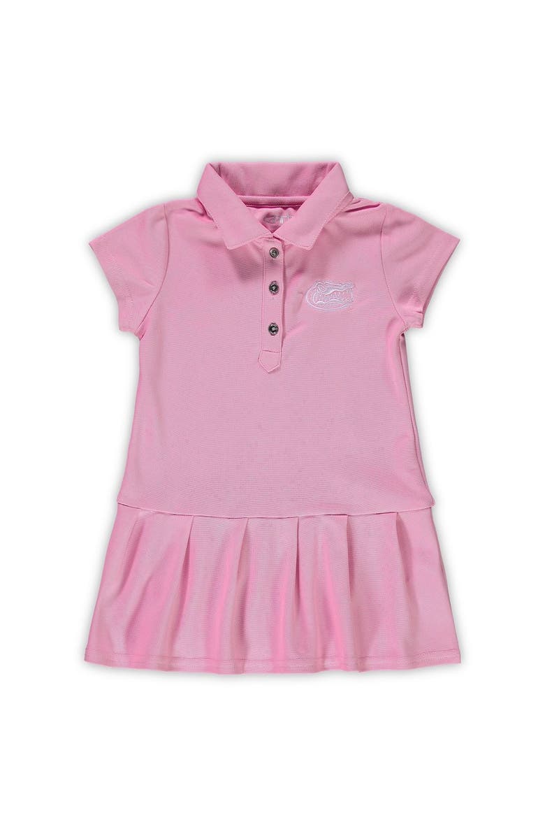 GARB Girls Toddler Garb Pink Florida Gators Caroline Cap Sleeve Polo Dress, Alternate, color, 