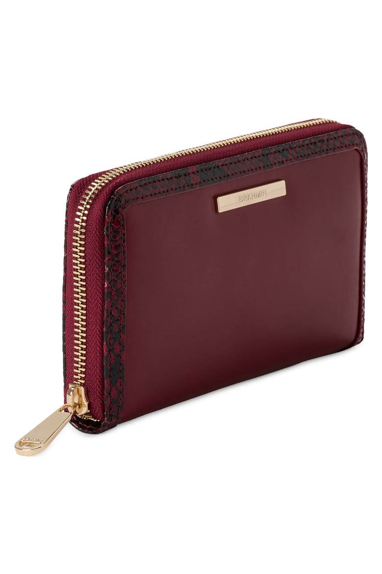 Suri Leather Zip Wallet, Alternate, color, EMBRACE