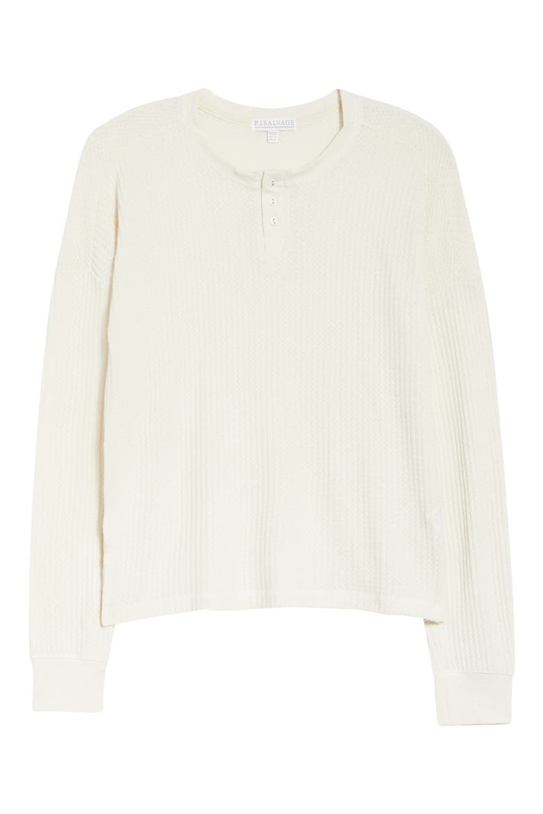 Long Sleeve Henley Top, Alternate, color, STONE