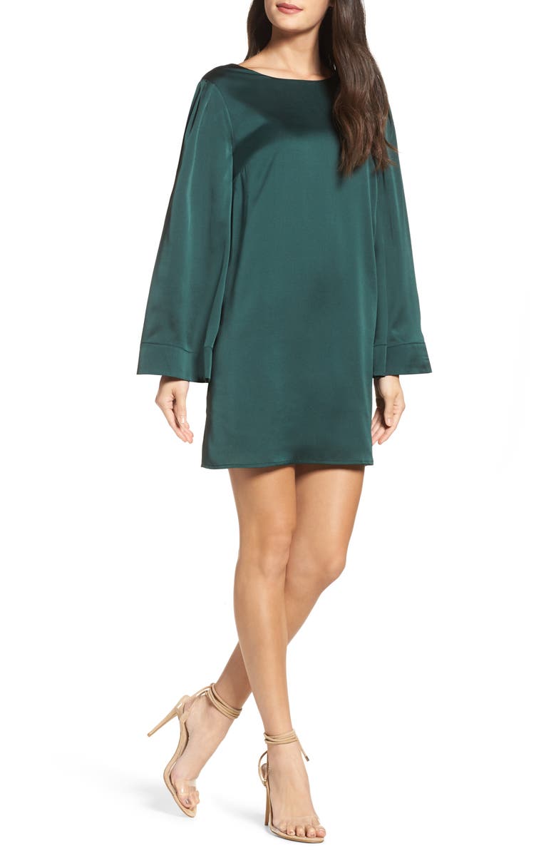 Chelsea28 Ruffle Crossback Shift Dress, Main, color,