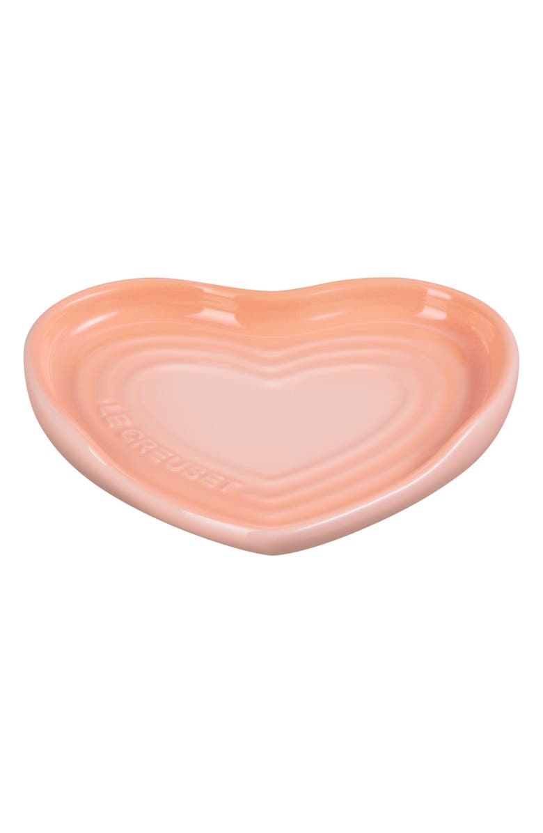 Le Creuset Stoneware Heart Spoon Rest, Main, color, Peche