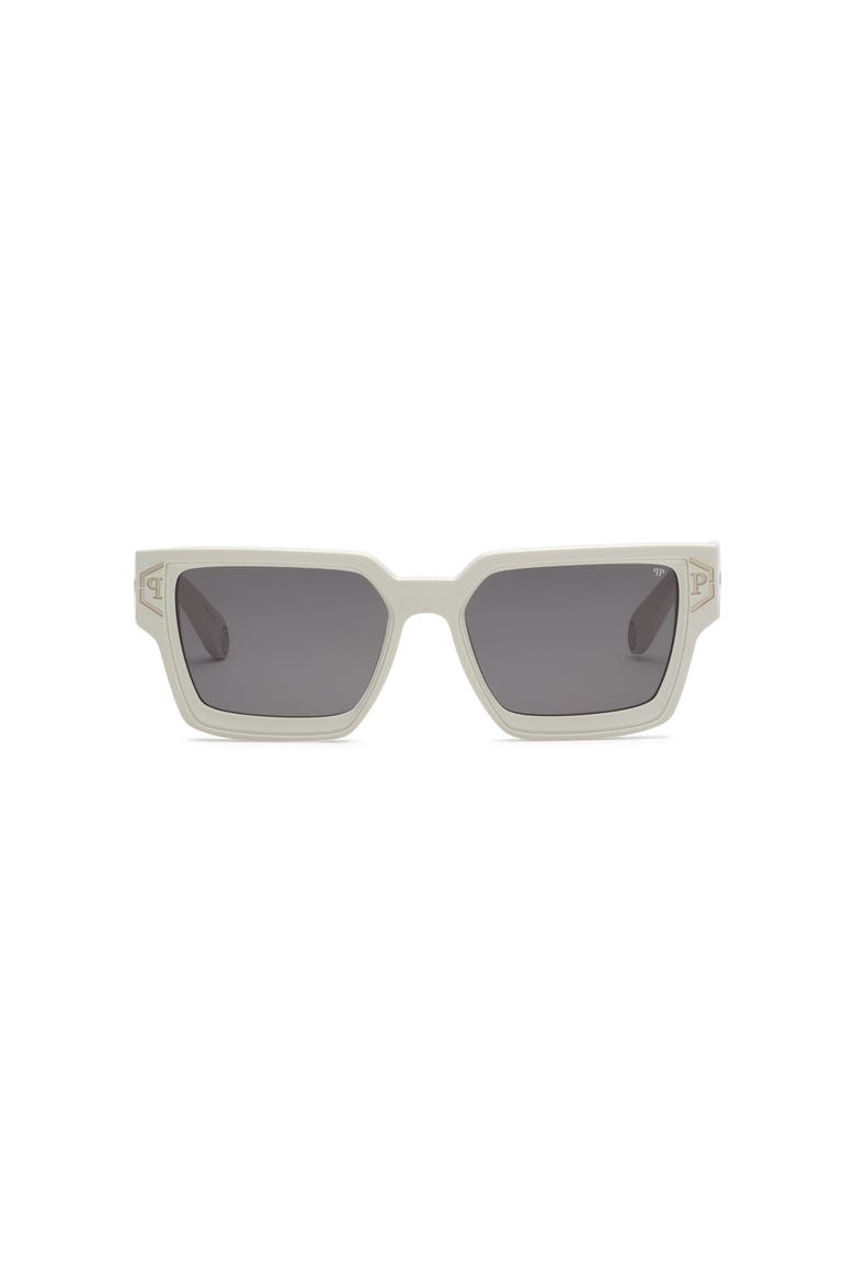 Plein Brave Shade Sunglasses Men, Main, color, white