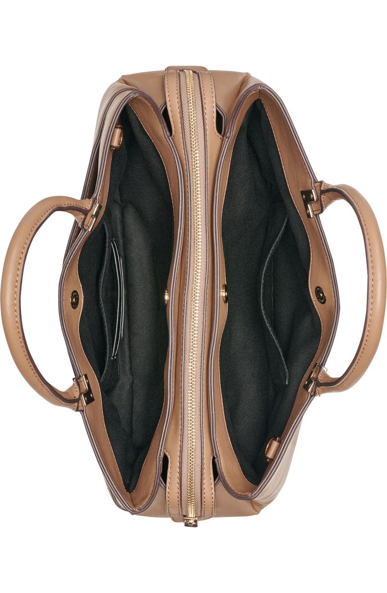 KARL LAGERFELD PARIS Meribel Satchel, Alternate, color, Vicuna