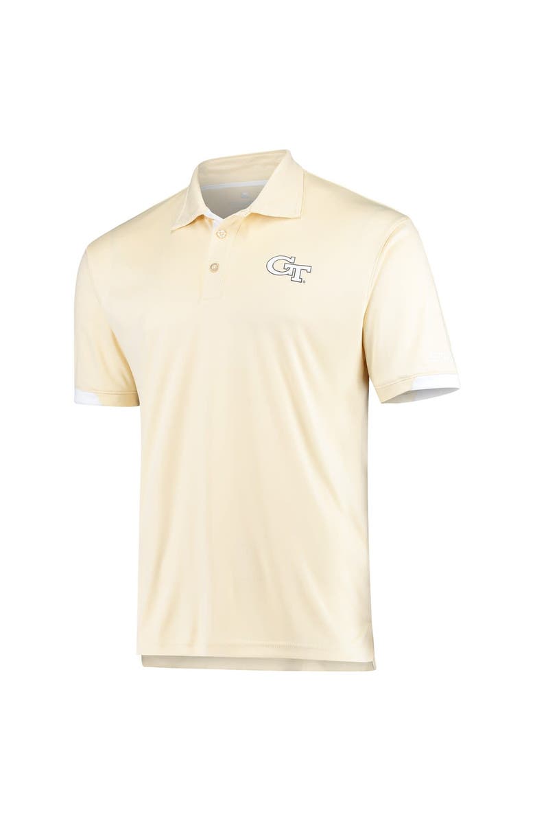 COLOSSEUM Men's Colosseum Gold Georgia Tech Yellow Jackets Santry Lightweight Polo, Alternate, color, Gold
