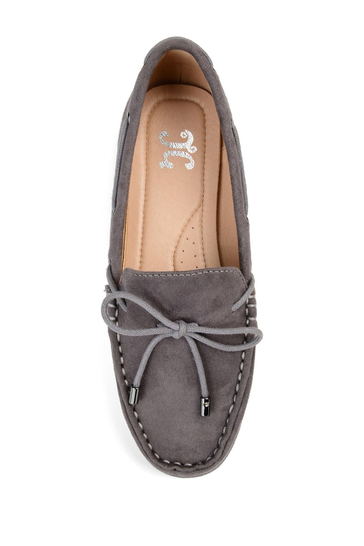 Journee Collection JOURNEE Thatch Slip-On Loafer, Alternate, color, Grey