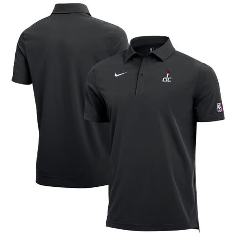 Men's Nike Black Washington Wizards 2025/26 Authentic Dri-FIT Coaches Polo