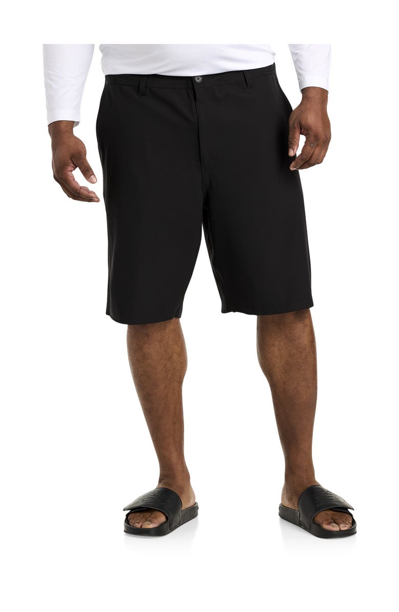 O'Neill Big & Tall Reserve Light Check Hybrid Shorts, Main, color, 