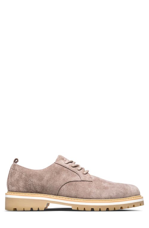 Clae Logan Lugged Plain Toe Derby In Cashmere Suede