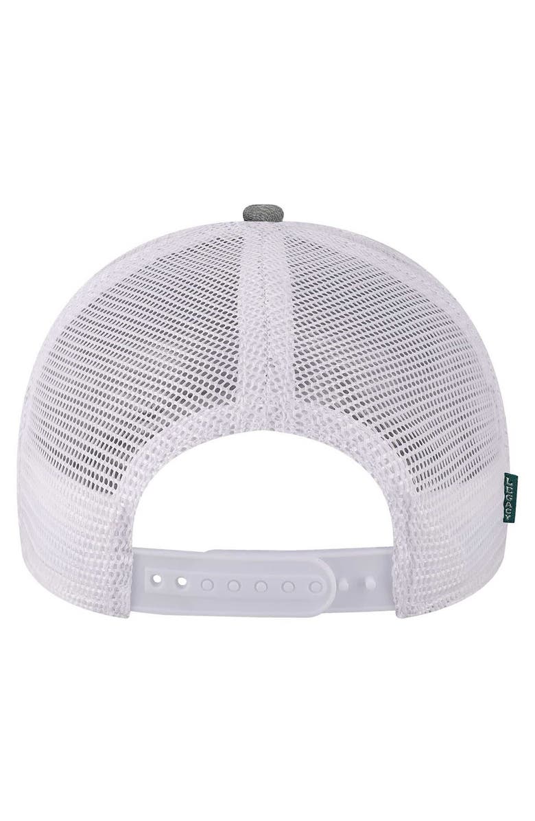 LEGACY ATHLETIC Men's Legacy Athletic  Heather Gray Michigan Wolverines 2023 Big Ten Football Conference Champions Adjustable Trucker Hat, Alternate, color, 