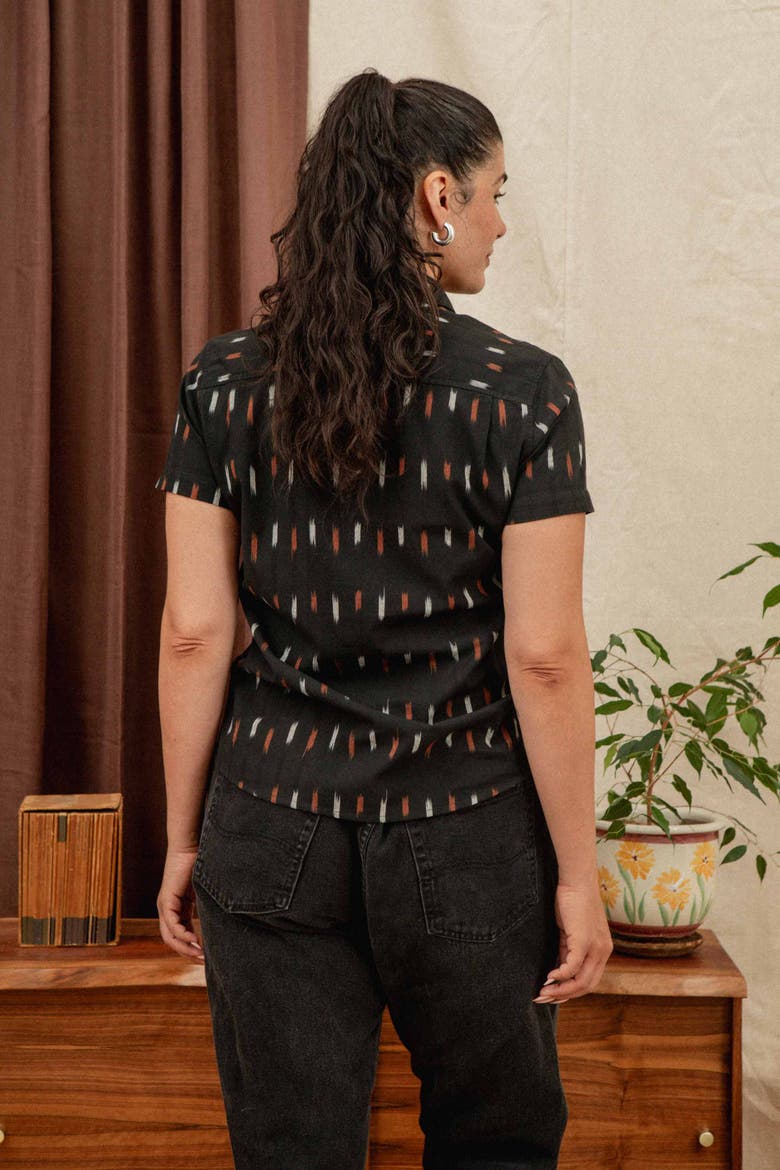 Lana Shirt, Alternate, color, Dotted Horizon