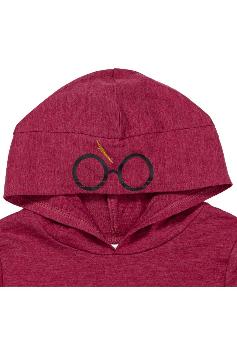Fleece Pullover Hoodie, Alternate, color, Burgundy Harry Potter