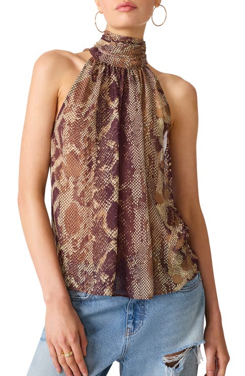 Alexane Print Sleeveless Top