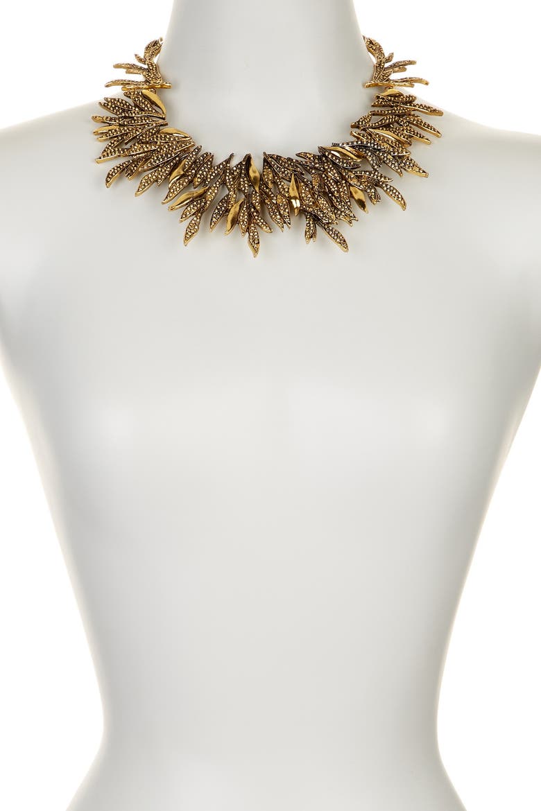 Fall Necklace, Alternate, color, BRONZE