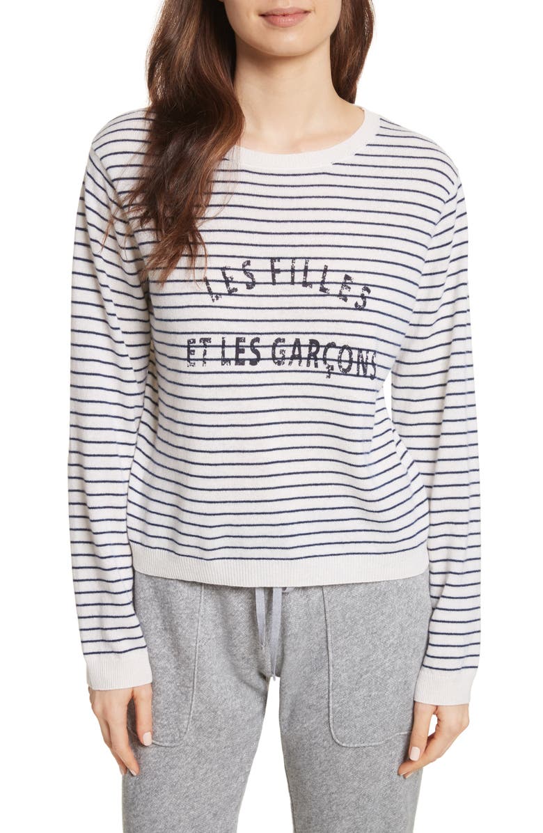 Joie Verbina Stripe Pullover, Main, color, 