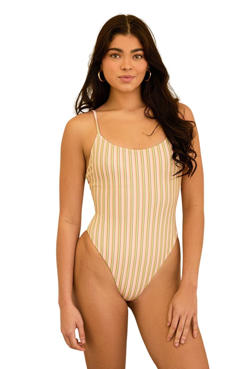 Dippin Daisys Star One Piece, Main, color, Nostalgia Stripe