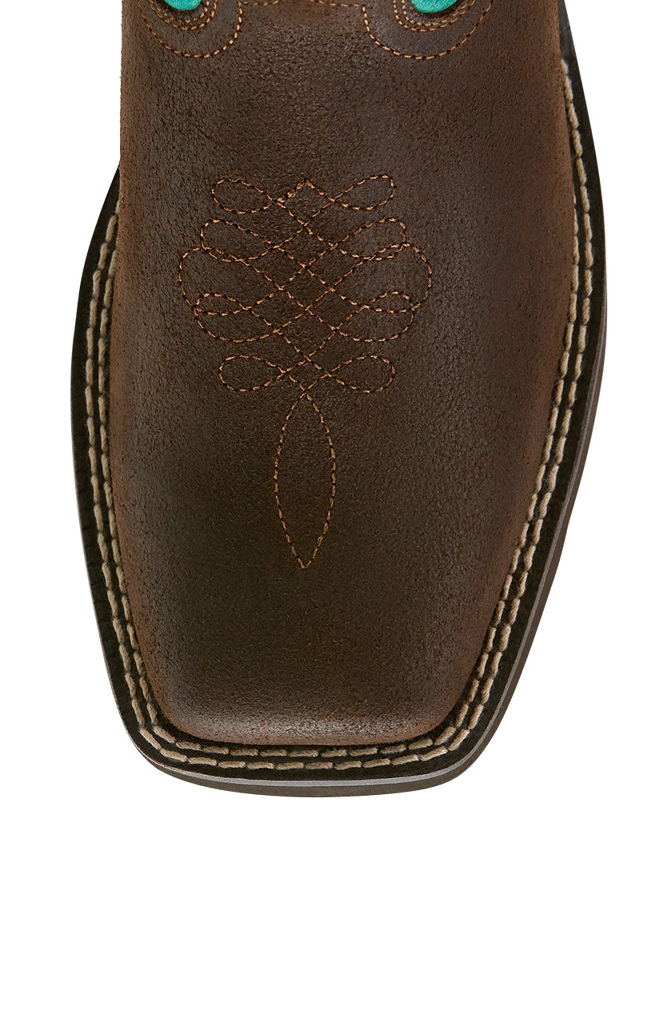 Ariat Callie Distressed Western Boot, Alternate, color, Brown