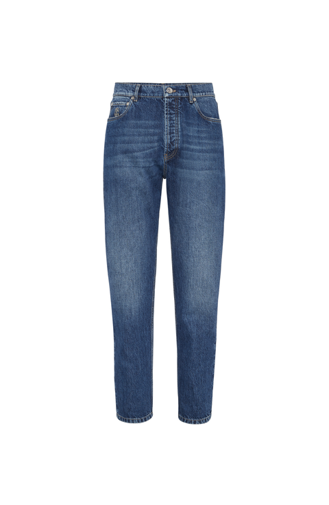 Iconic fit five-pocket trousers