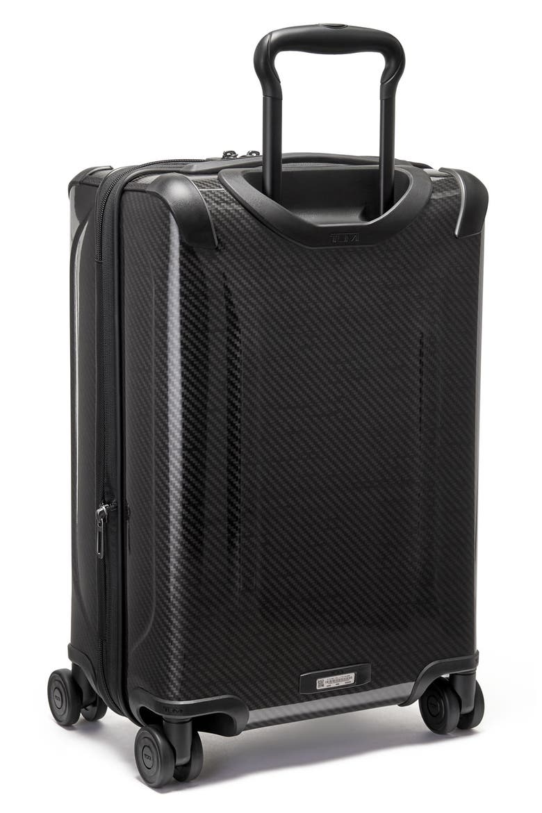 International Expandable 4 Wheeled Carry-On Bag, Alternate, color, BLACK/ GRAPHITE