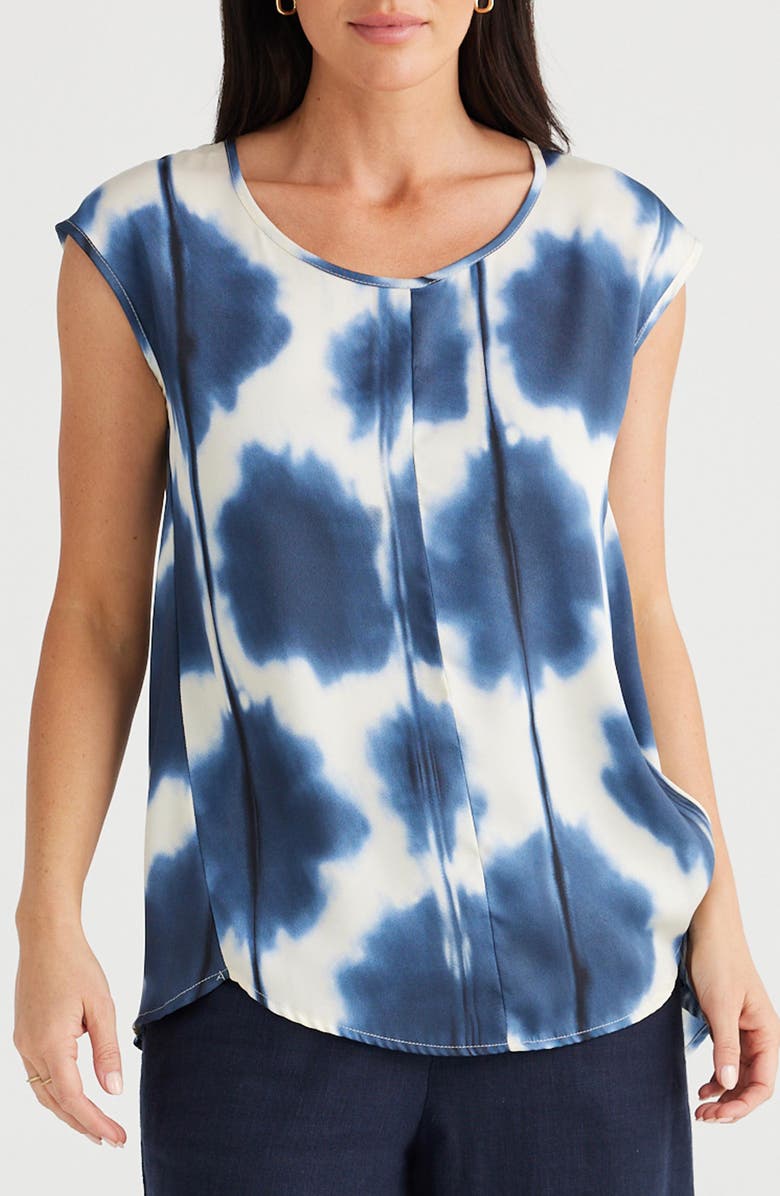 Brave+True Miona Cap Sleeve Top, Main, color, 