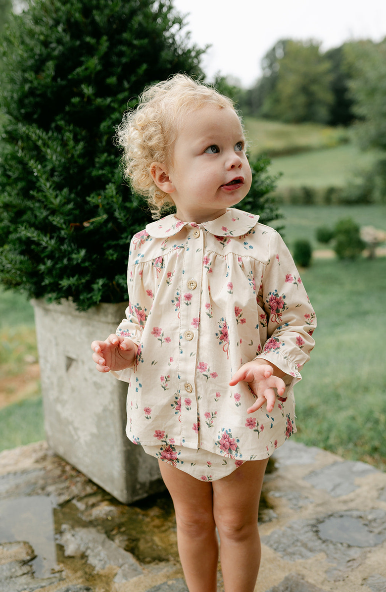 Little Paper Kids Harper Bloomer Set, Alternate, color, Floral Bouquet