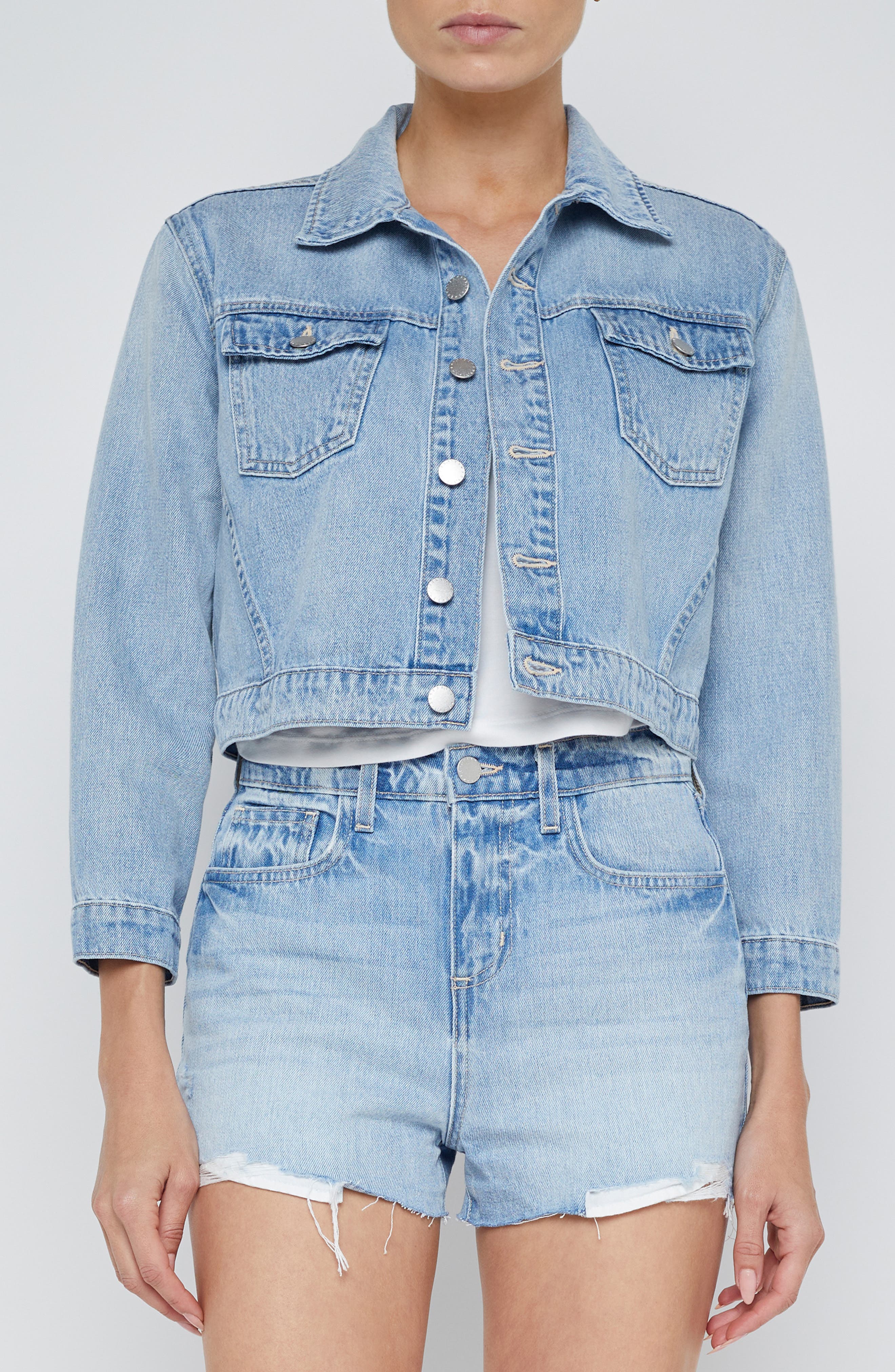Koda Crop Denim Jacket