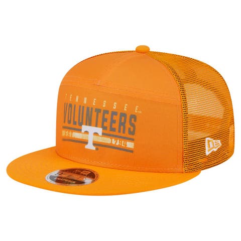 Men's New Era Tennessee Orange Tennessee Volunteers Split Panel 9FIFTY Snapback Trucker Hat