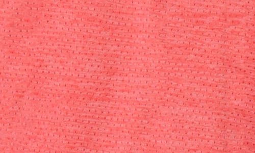 Tailorbyrd Perforated Quarter Zip Performance Polo In Sunwashed Red
