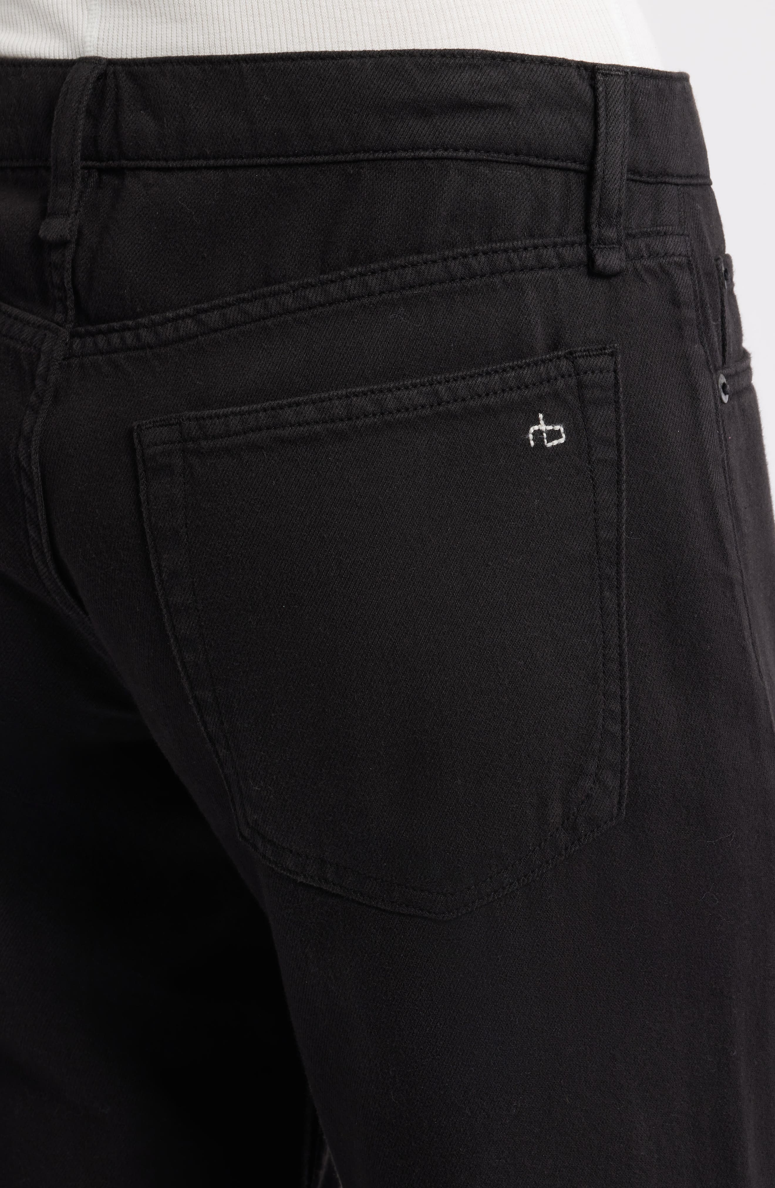 Женские rag & bone Cam Featherweight Low Rise Relaxed Straight Leg Jeans — фото 4