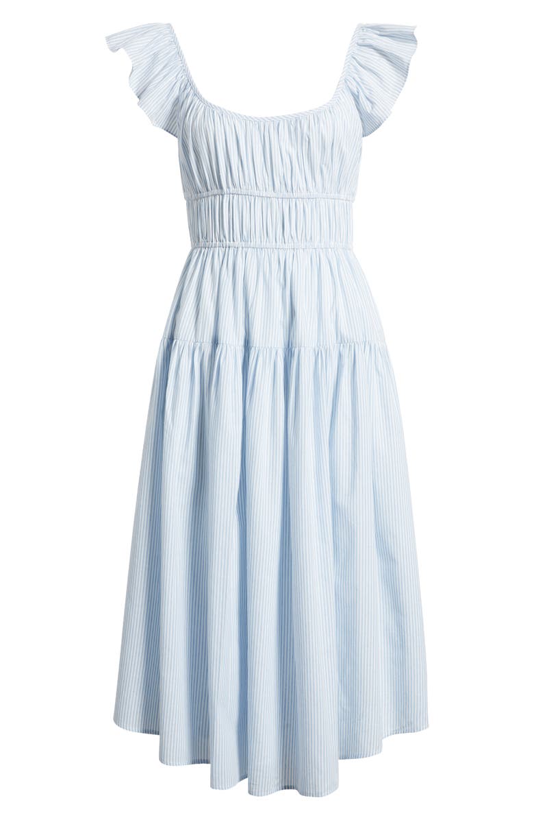 Sophie Rue Louise Flutter Sleeve Fit & Flare Dress, Alternate, color,