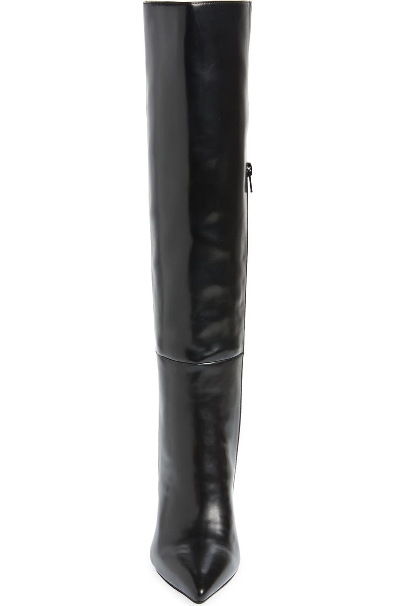 Jeffrey Campbell Arsen Knee High Stiletto Boot, Alternate, color, Black