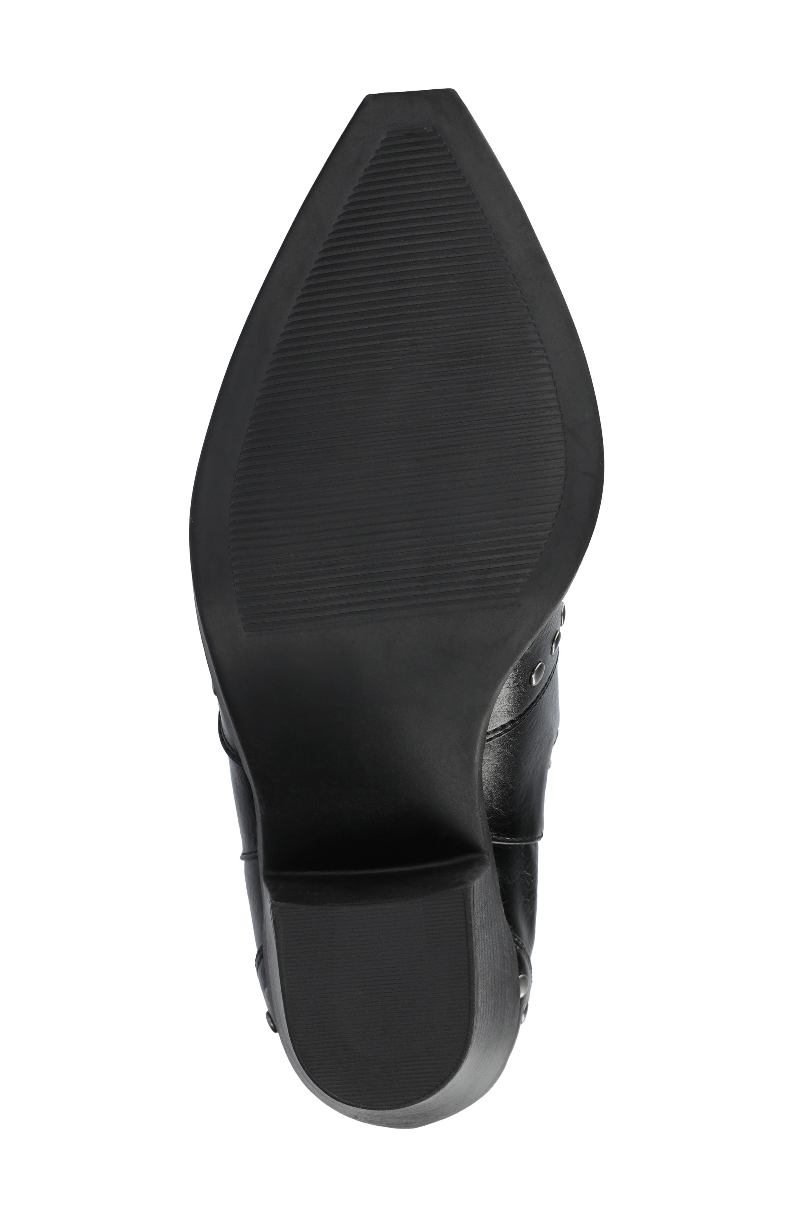 Journee Collection Braylee Western Chelsea Boot, Alternate, color, Black