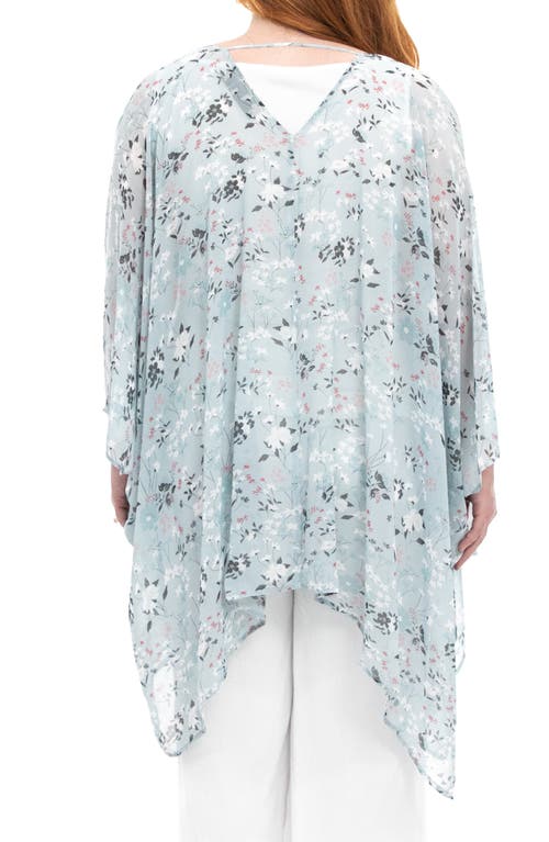 NINA LEONARD NINA LEONARD SEMI SHEER OPEN FRONT TOPPER 