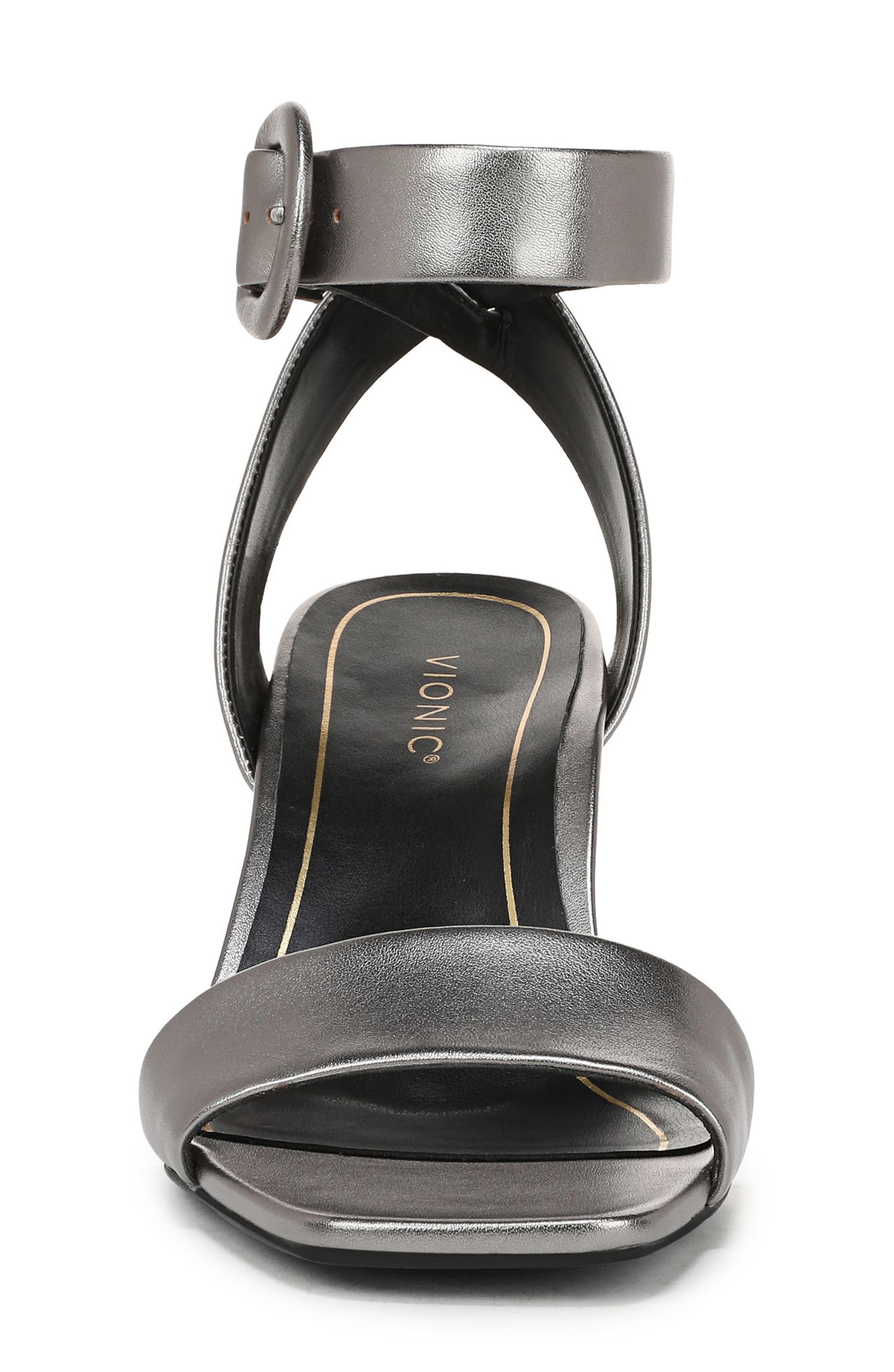 Vionic Zinfandel Sandal, Alternate, color, Pewter