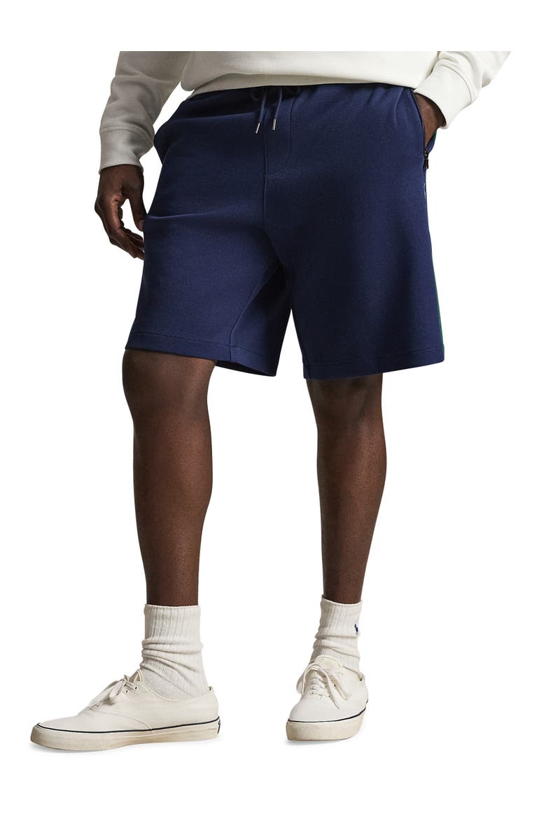 Big & Tall Mesh Colorblocked Shorts, Main, color, NEWPORT NAVY
