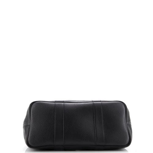 Pre-owned Hermes  Hermes Garden Party Tote Leather 36 In Black